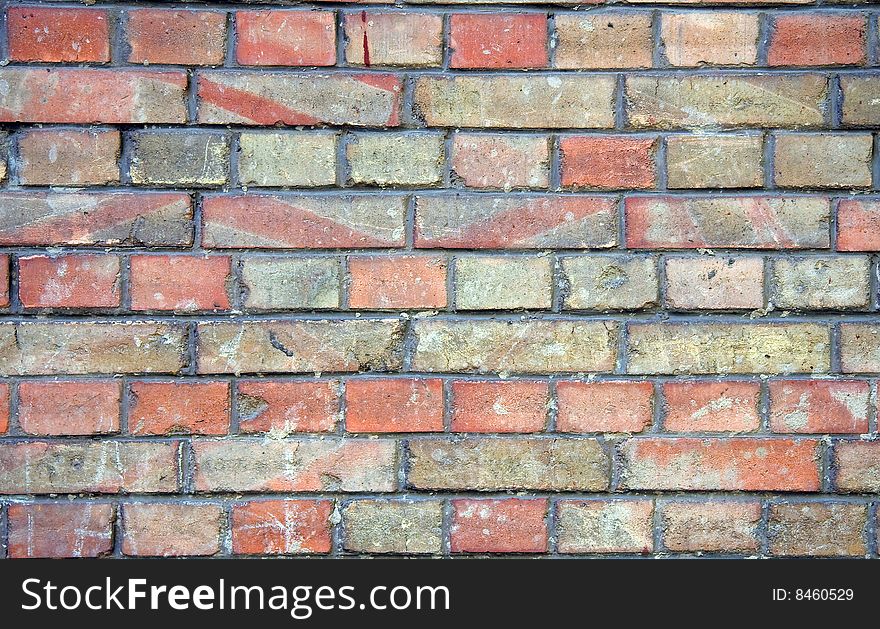 Old brick wall for the backgrounds