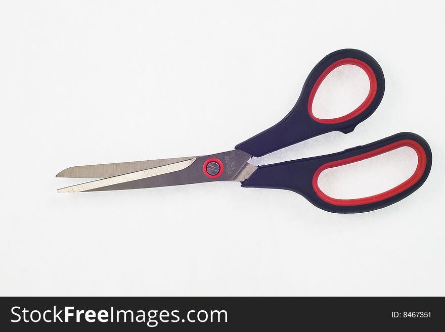 Scissors prepared to cut material