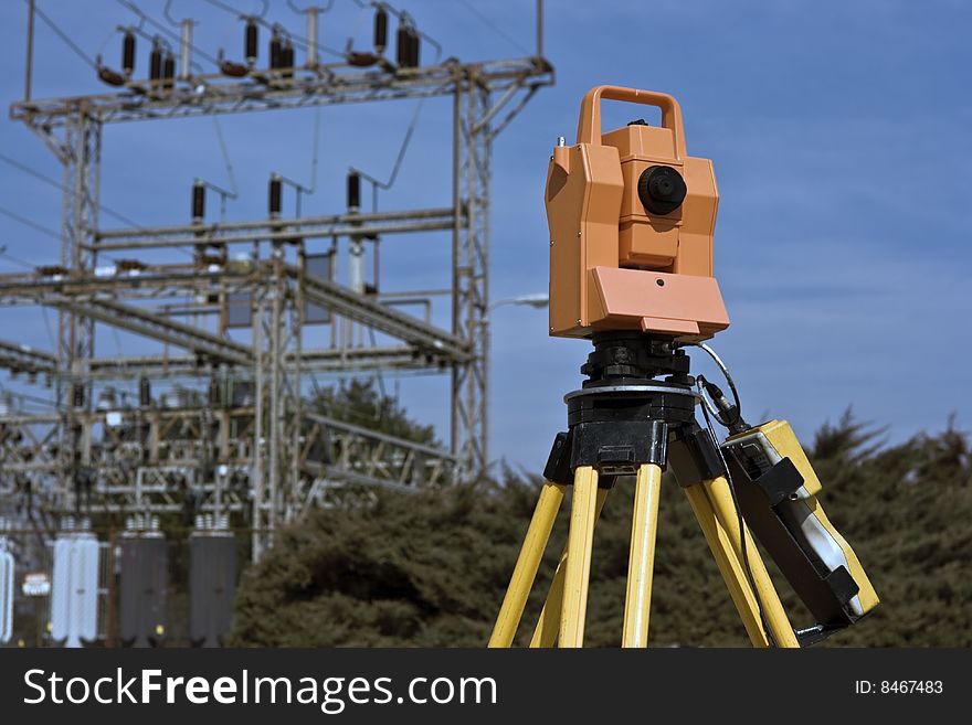 Land Surveying under electric wires