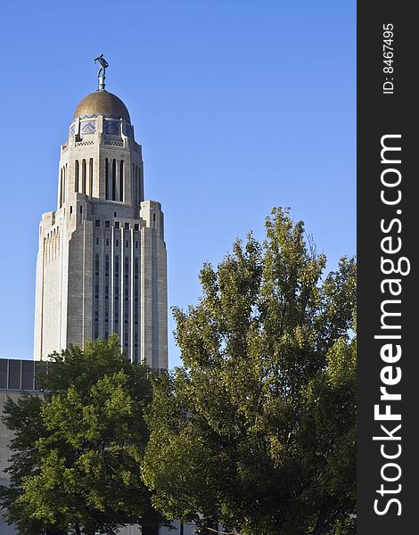 State Capitol of Nebraska in Lincoln. State Capitol of Nebraska in Lincoln.