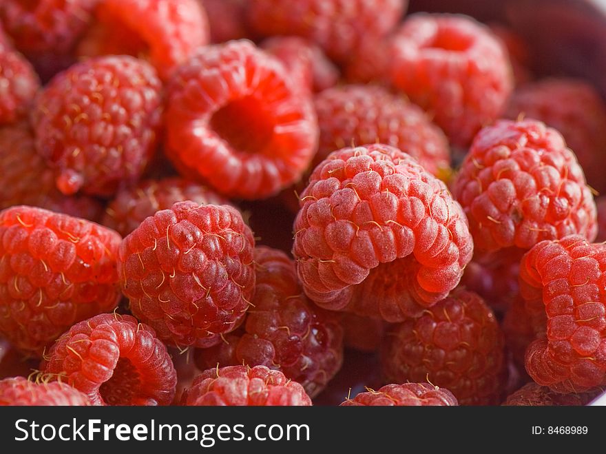 Macro shoot of fresh Raspberries fruit. Macro shoot of fresh Raspberries fruit