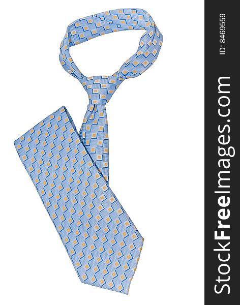Neck Tie Isolated On The White Background