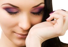 Young Beautiful Brunette Stock Photography Young Beautiful Brunette Stock Photography