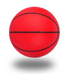 Basketball Isolated On White Stock Photo Basketball Isolated On White Stock Photo