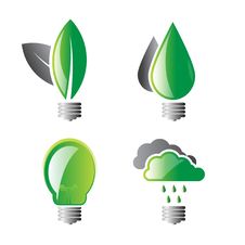 Set Of Environmental Lights Stock Images