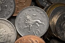 British Coins Stock Photos