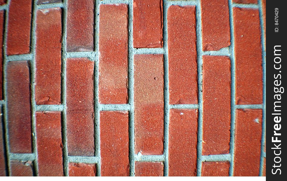 A close-up of a brick wall here in indiana. A close-up of a brick wall here in indiana