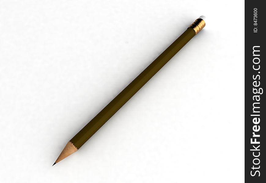 Three dimensional isolated sharp pencil