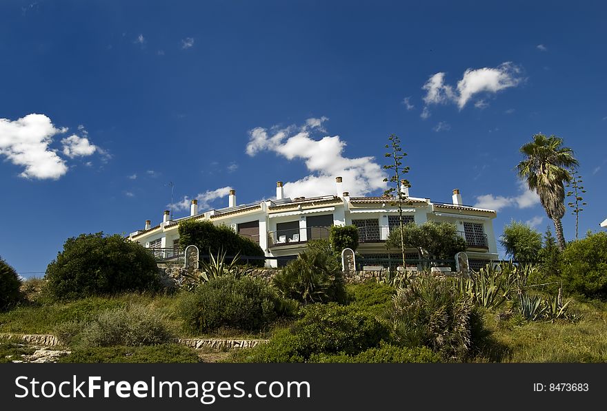 A nice home on an hill