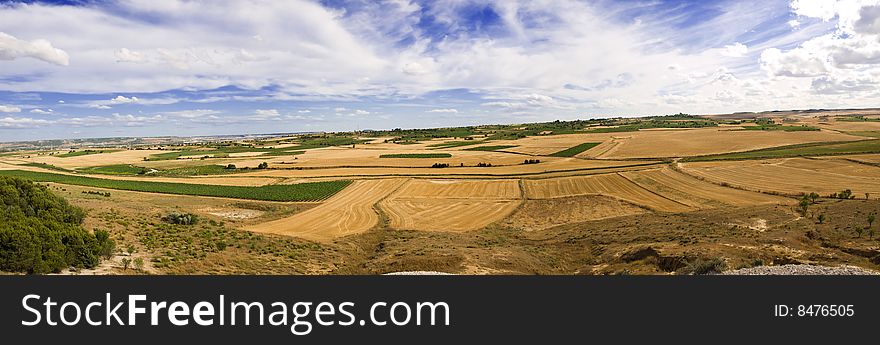 Castilla fields after harvesting 8597x2690. Castilla fields after harvesting 8597x2690