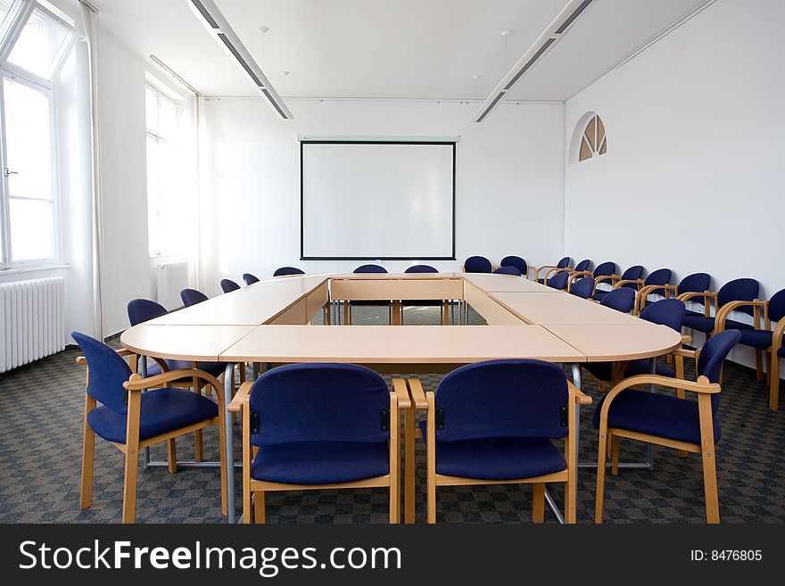 Empty classroom