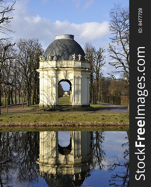 Pavillon at herrenhausen baroque gardens in hannover. Pavillon at herrenhausen baroque gardens in hannover