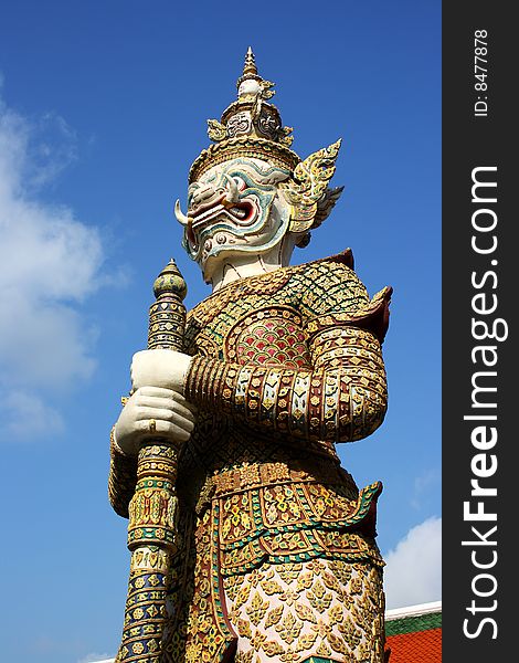 This architecture is giant in Grand Palace, Bangkok, Thailand. This architecture is giant in Grand Palace, Bangkok, Thailand...