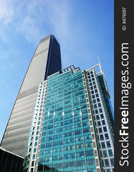 Highest office building made of glass and steel