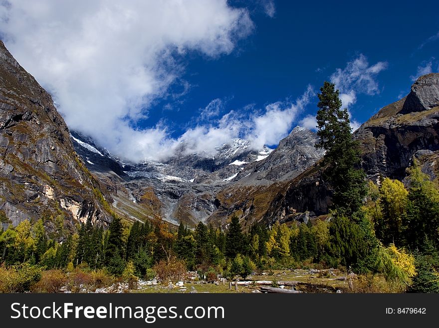 Day view of highland at Sichuan Province of China