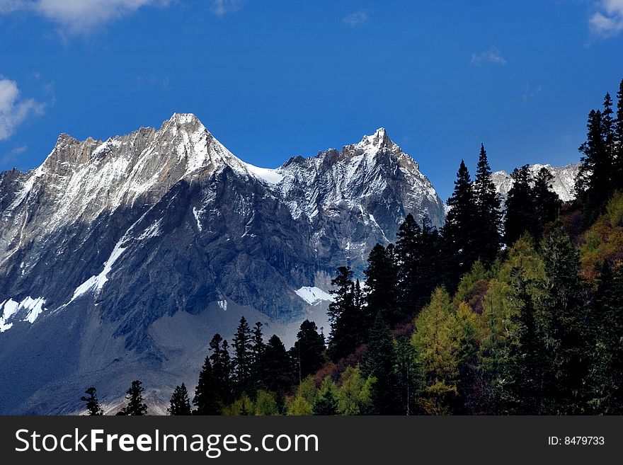 Day view of highland at Sichuan Province of China