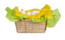 Basket Of Eggs Royalty Free Stock Image Basket Of Eggs Royalty Free Stock Image