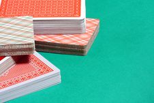 Deck Of Playing Cards Royalty Free Stock Photos