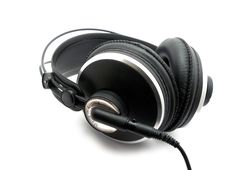 Professional Headphones Stock Photo Professional Headphones Stock Photo