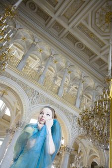 Princess In The Palace Stock Photography Princess In The Palace Stock Photography