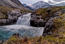 Rocky Mountain Waterfall Royalty Free Stock Photo Rocky Mountain Waterfall Royalty Free Stock Photo