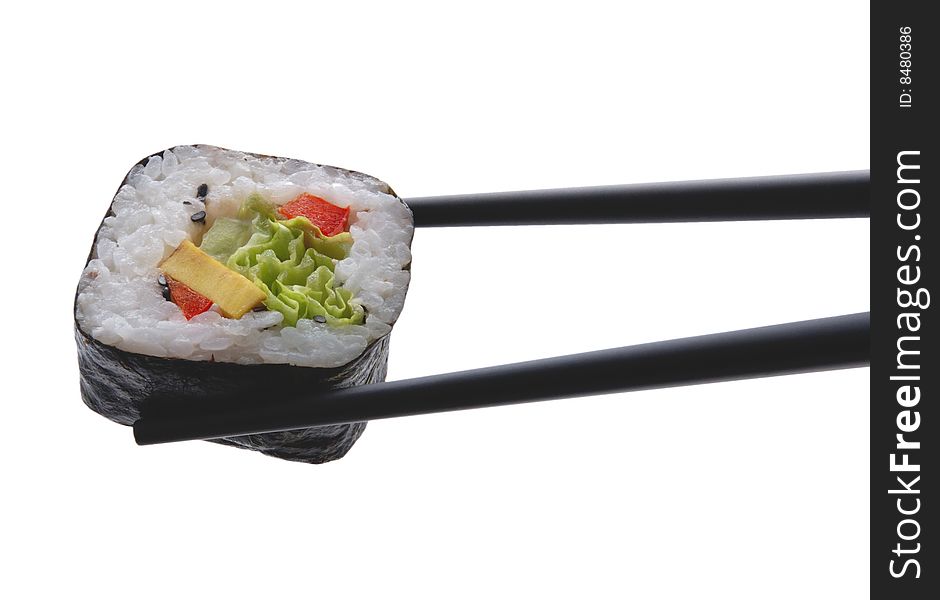 Sushi And Chopsticks