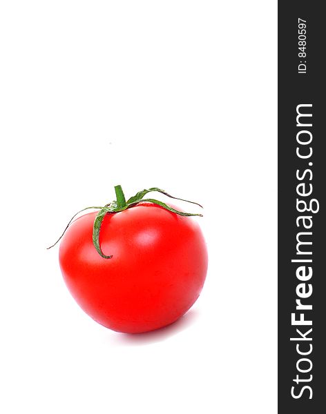 Tomato isolated on white background 8. Tomato isolated on white background 8