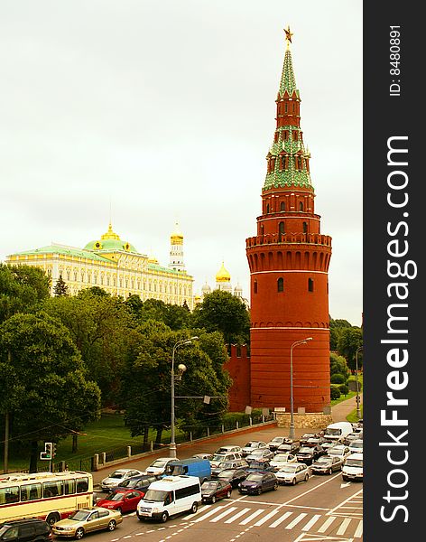 One of towers of the Moscow Kremlin. Russia. One of towers of the Moscow Kremlin. Russia
