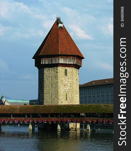 Chapel bridge and the Water Tower, Lucerne