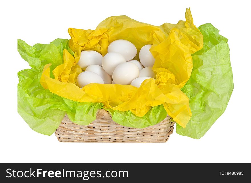 Basket and Eggs