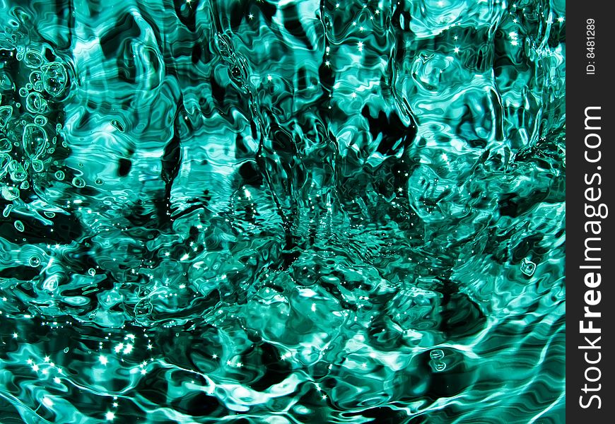 Waves on water Ð°bstract background