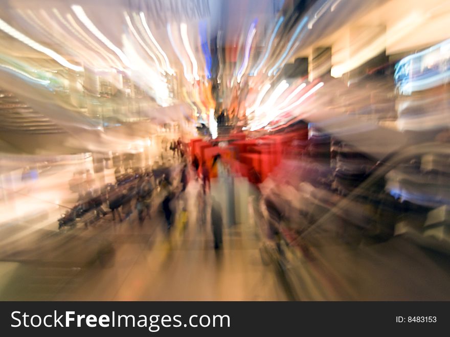 Abstract composition. Zoom in of people shopping. Abstract composition. Zoom in of people shopping.