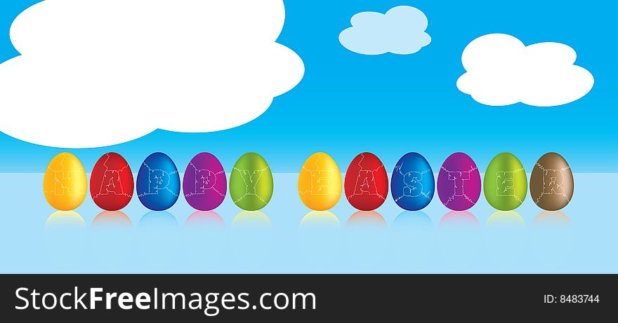 Easter Banners with room for your text. Easter Banners with room for your text