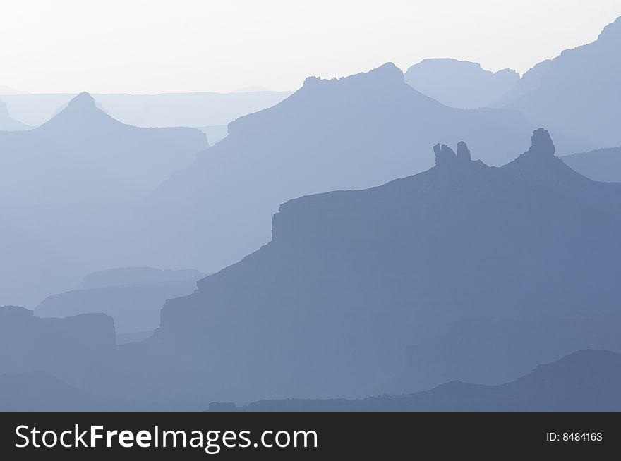 Hills In Grand Canyon National Park