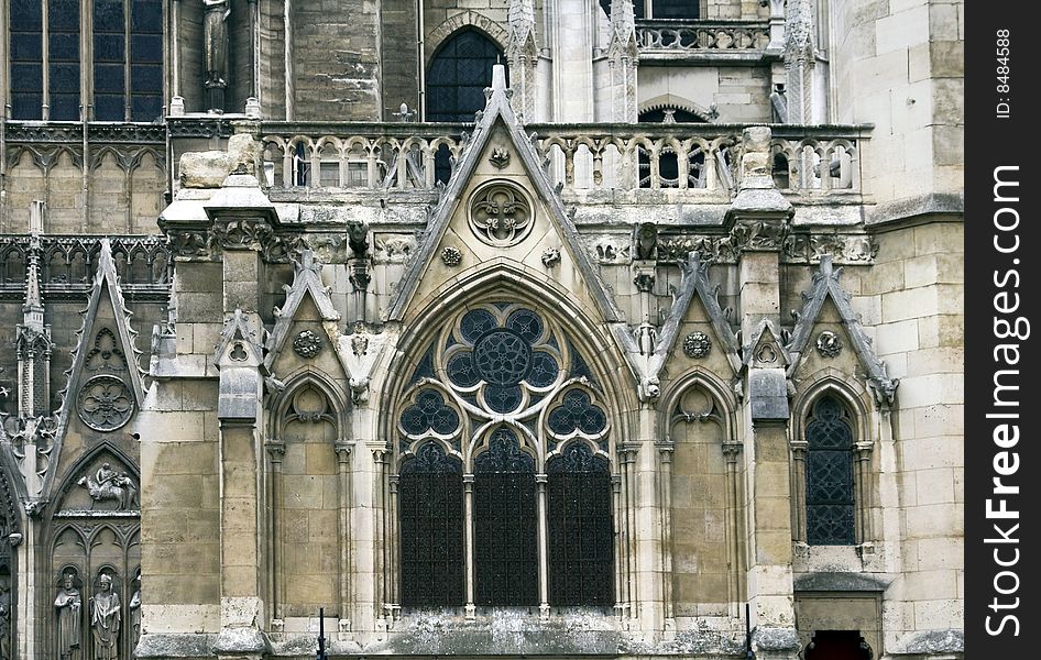 Notre Dame cathedral in Paris, France