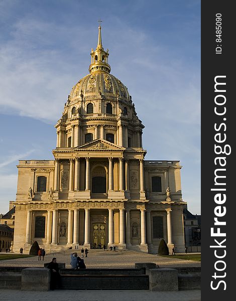 The Church Of Invalides In Paris