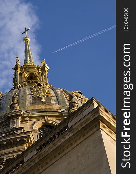 The church of invalides in Paris, France