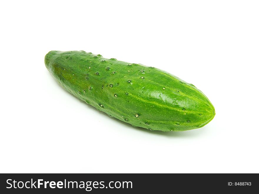 Cucumber isolated on a white