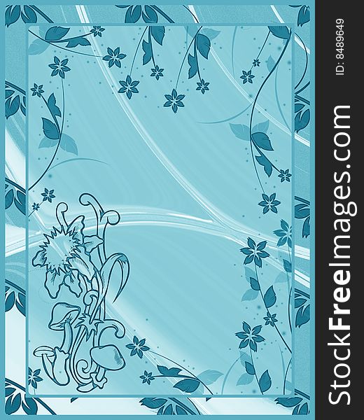A beautiful blue background for greetings o invitation cards. A beautiful blue background for greetings o invitation cards