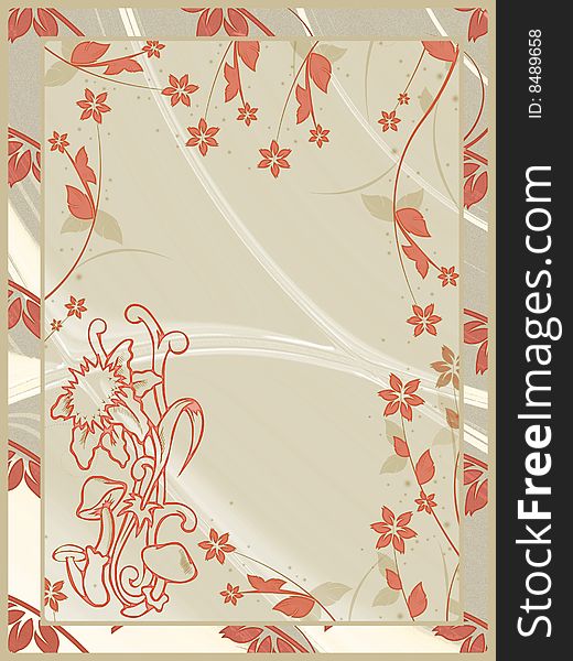A beautiful  background for greetings o invitation cards