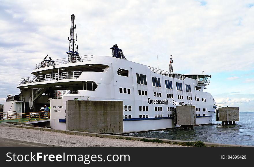 Queenscliff-Sorrento Ferry. Vic Australia.