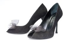 Black Female Shoes Stock Image Black Female Shoes Stock Image