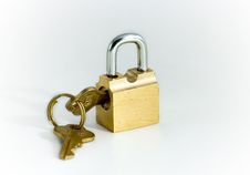Key And Lock Royalty Free Stock Photography