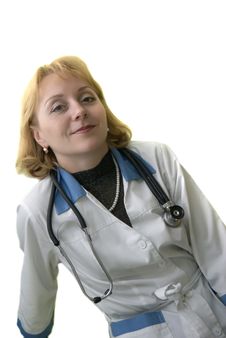 Beautiful Female Doctor Royalty Free Stock Image Beautiful Female Doctor Royalty Free Stock Image