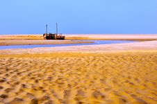 Fishing Boat And Sand Beach Stock Photos Fishing Boat And Sand Beach Stock Photos