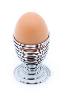 An Egg On An Eggcup Royalty Free Stock Images An Egg On An Eggcup Royalty Free Stock Images