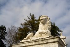 Marble Lion Royalty Free Stock Photography Marble Lion Royalty Free Stock Photography