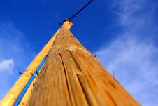 High Wooden Pole Stock Images High Wooden Pole Stock Images