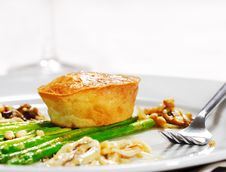 Fresh Asparagus With Cake Stock Image Fresh Asparagus With Cake Stock Image