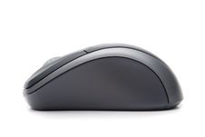 Ergonomic Wireless Computer Mouse Stock Image